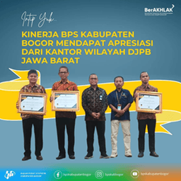 BPS Kabupaten Bogor Mendapatkan Penghargaan dari Kanwil DJPB Jawa Barat