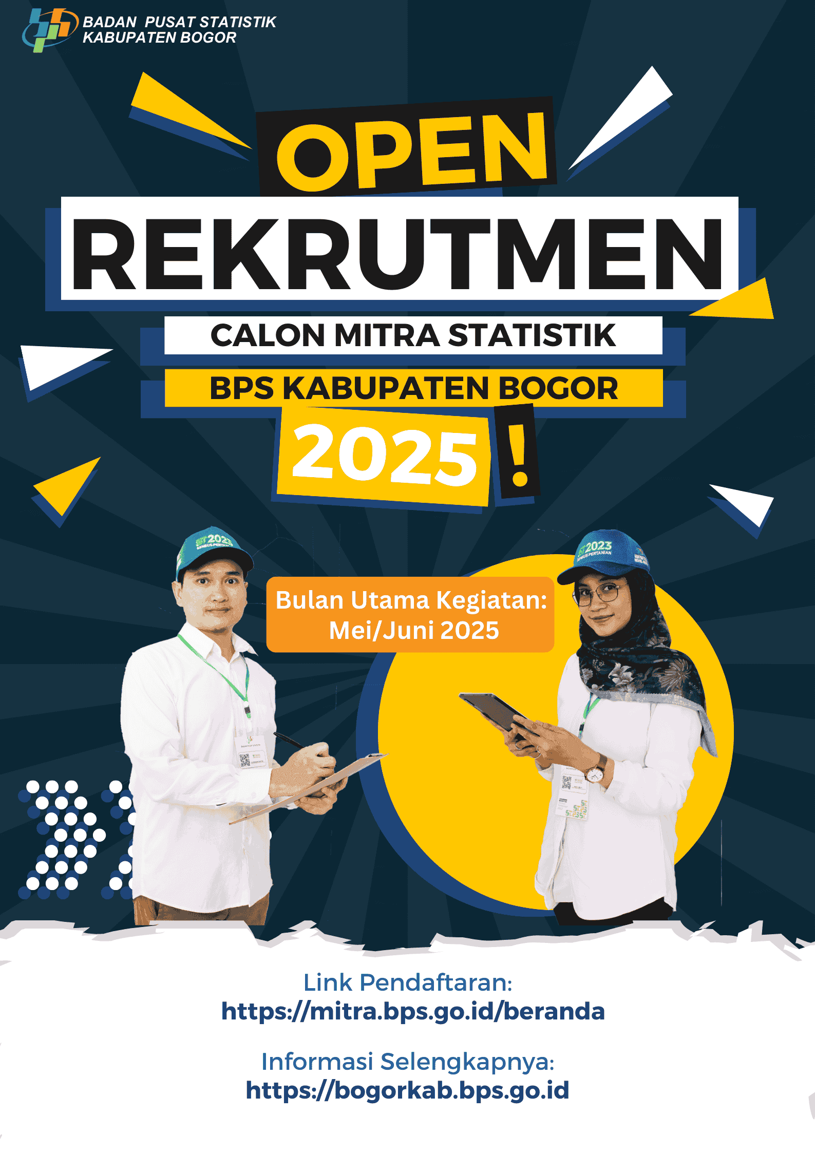 Rekrutmen Calon Mitra Statistik 2025